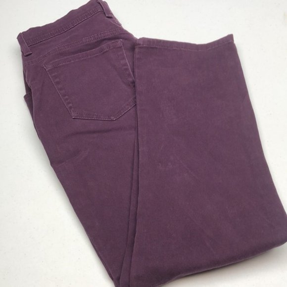 LIKE NEW GLORIA VANDERBILT HIGH RISE PURPLE DRESS JEANS 10/30x28 ⭐ - Picture 3 of 12